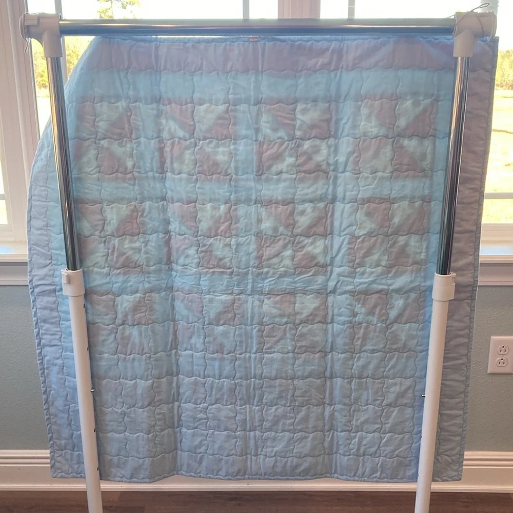 Handmade Ladybug Bee Pinwheel Baby Quilt